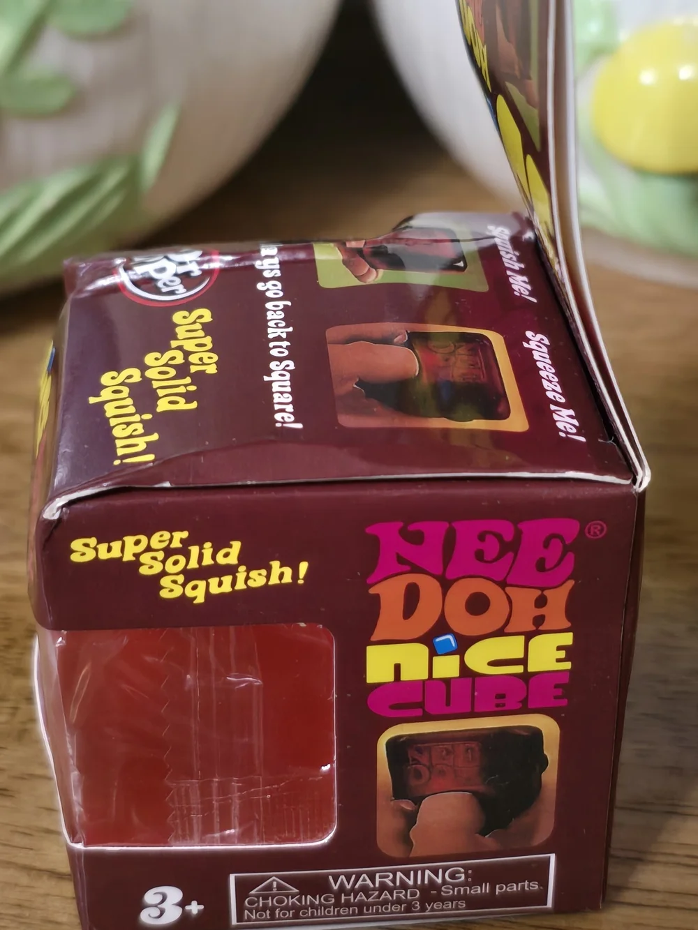 Dr.Pepper Themed Squishy Cube Toy